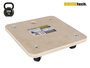 Bricotec Base De Madera C/Ruedas 30x30 cm Carga 5.98 kg (4 Unidades)
