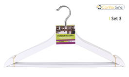 Perchas Confortime (3 pcs) (3 Unidades)