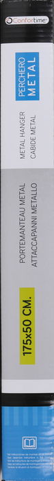 Confortime Perchero de Metal 175 x 50 cm (4 Unidades)