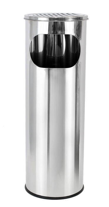 Confortime Papelera-Cenicero Acero Inoxidable 59 x 20.6 cm (2 Unidades)