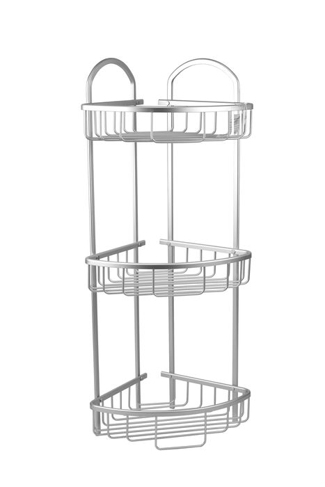 Confortime Estantería de Baño 3 Bandejas 23x23x67.5 cm (4 Unidades)