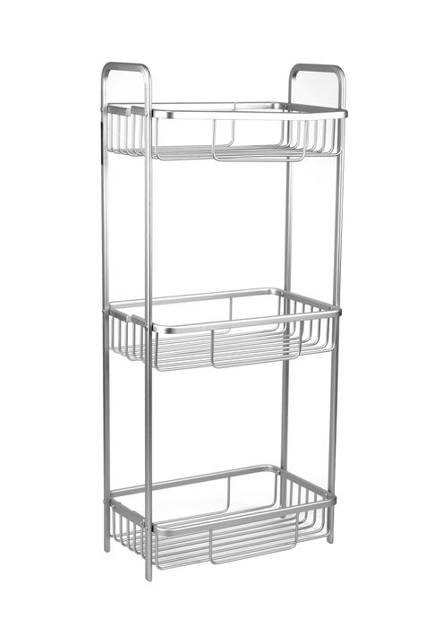 Confortime Estantería Baño 3 Bandejas 29 x 18 x 65.5 cm (4 Unidades)