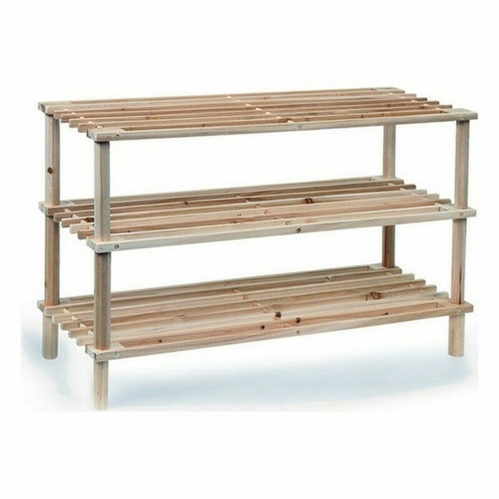 Confortime Zapatero de Madera 3 Pisos (Pack de 6 Unidades)