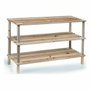 Confortime Zapatero de Madera 3 Pisos (Pack de 6 Unidades)