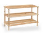 Confortime Zapatero de Madera 3 Pisos, 63 x 26 x 48.5 cm (6 Unidades)