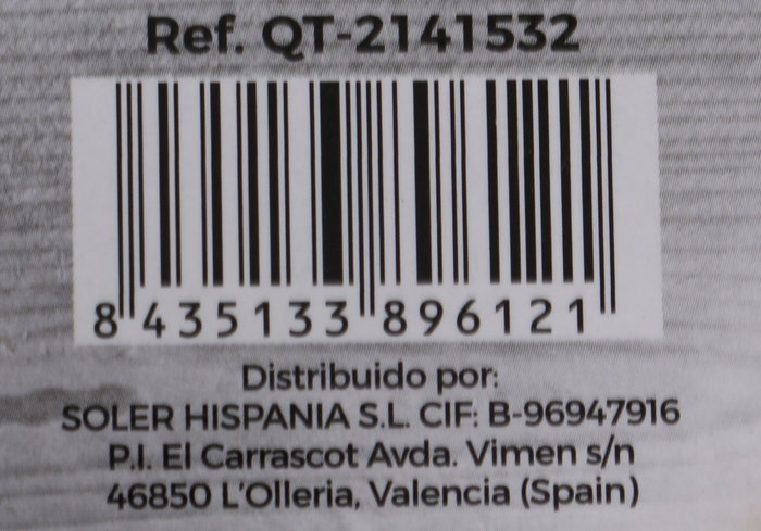 Quttin Tapa con Desvaporizador de Aluminio 32 cm (12 Unidades)