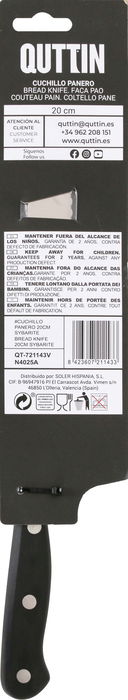 Quttin Cuchillo Panero Sybarite 20 cm (8 Unidades)