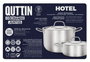 Quttin Olla +Tap Acer de Acero Inoxidable 38cm 21.5L