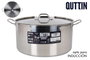 Quttin Olla +Tap Acer de Acero Inoxidable 38cm 21.5L