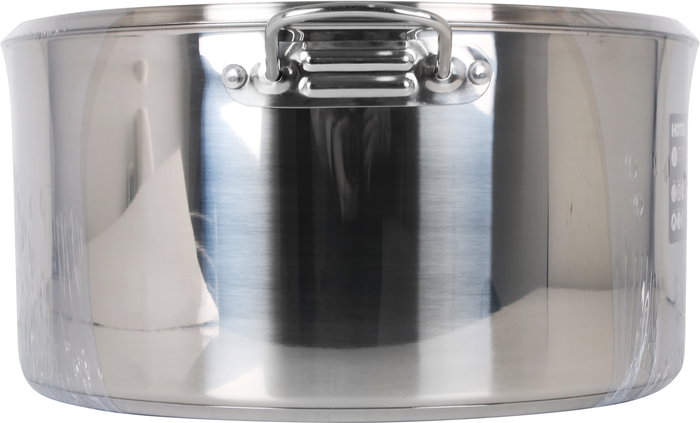 Quttin Olla Acero Inoxidable 38 cm 0.8 mm 21.5 L con Tapa