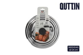 Quttin Tapa Acero Inox 22-24 cm (12 Unidades)