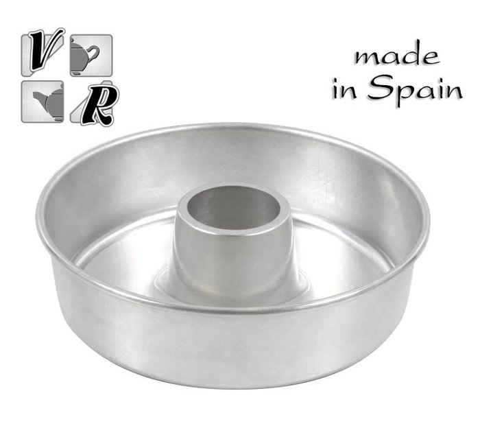 VR Molde Rollo para Horneado de Aluminio, Redondo 22 cm de Diámetro para Preparación de Rollos de Pastelería (6 Unidades)