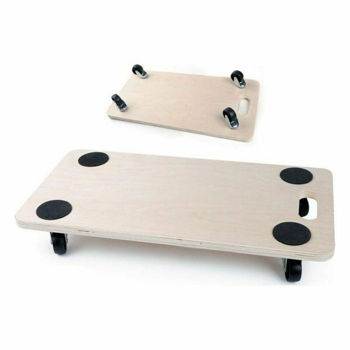 Bricotech Base de madera con ruedas 57.5x29x1.8cm Bricotech Base de madera con ruedas 57.5x29x1.8cm