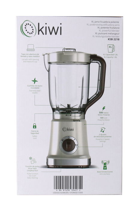 Kiwi Batidora-Licuadora Compact 2E 1.8L 500W
