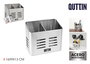 Quttin Bote Utensilios Inox 16 x 9 x 13 cm (12 Unidades)