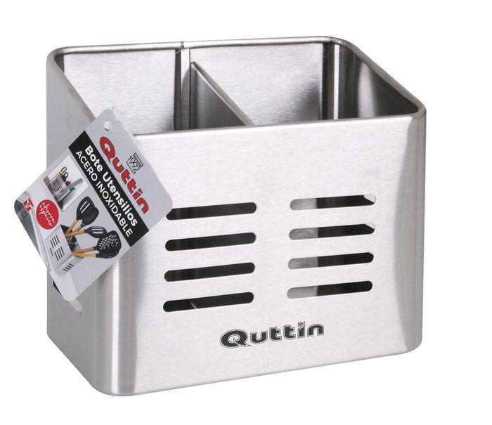 Quttin Bote Utensilios Inox 16 x 9 x 13 cm (12 Unidades)