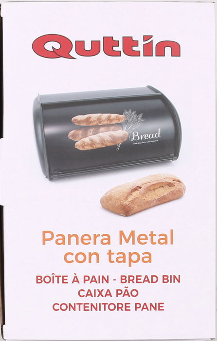 Quttin Panera Metal 35.1 cm x 23.9 cm x 15.9 cm (6 Unidades)