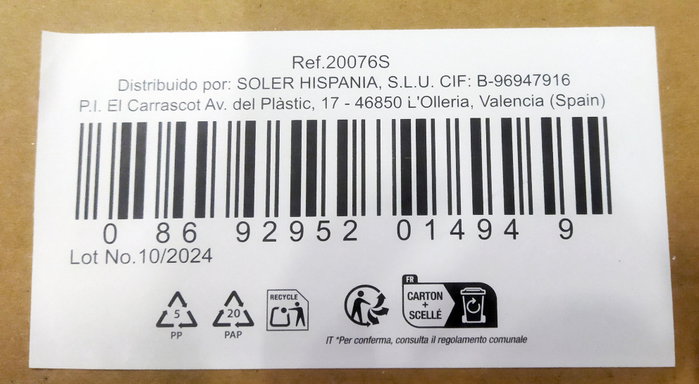 LAV Set 6 Bols para Ensalada 295 cc / 12 cm de diámetro, Conjunto de 6 Cuencos "Truva" (8 Cajas)