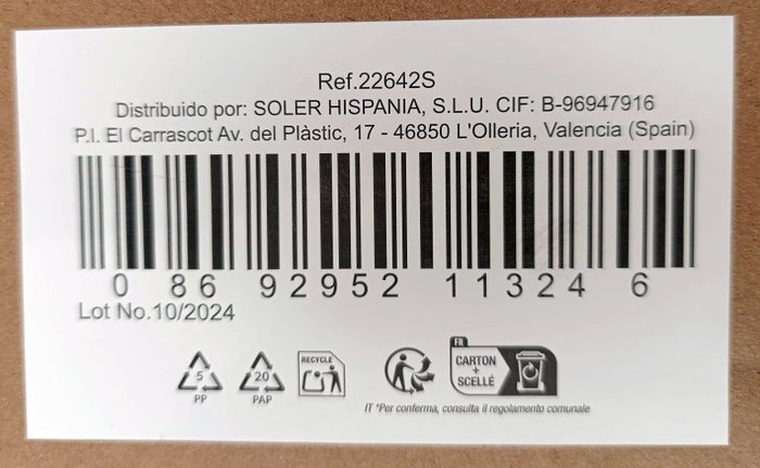 LAV Set de 6 cuencos con pico Derin de 200 cc para decoración y servicio LAV Set de 6 cuencos con pico Derin de 200 cc para decoración y servicio