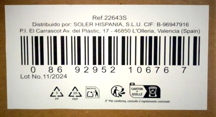 LAV Set de 6 Bols Derin - Bols para Ensalada o Postre, 12 cm de Diámetro (300 cc) - Conjunto de Cuencos (8 Cajas)