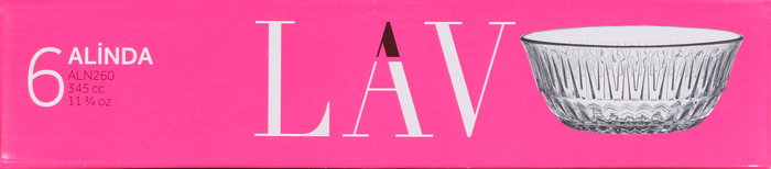 Lav Set 6 Bolsas 12.5 cm 345 cc Alinda (8 Cajas)