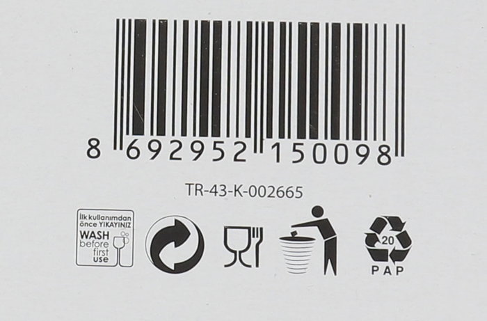 Lav Set 6 Bolsas Colección Vega 12 cm - 345 cc (8 Cajas)