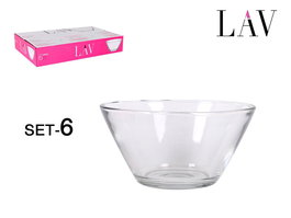 Lav Set 6 Bolsas Colección Vega 12 cm - 345 cc (8 Cajas)