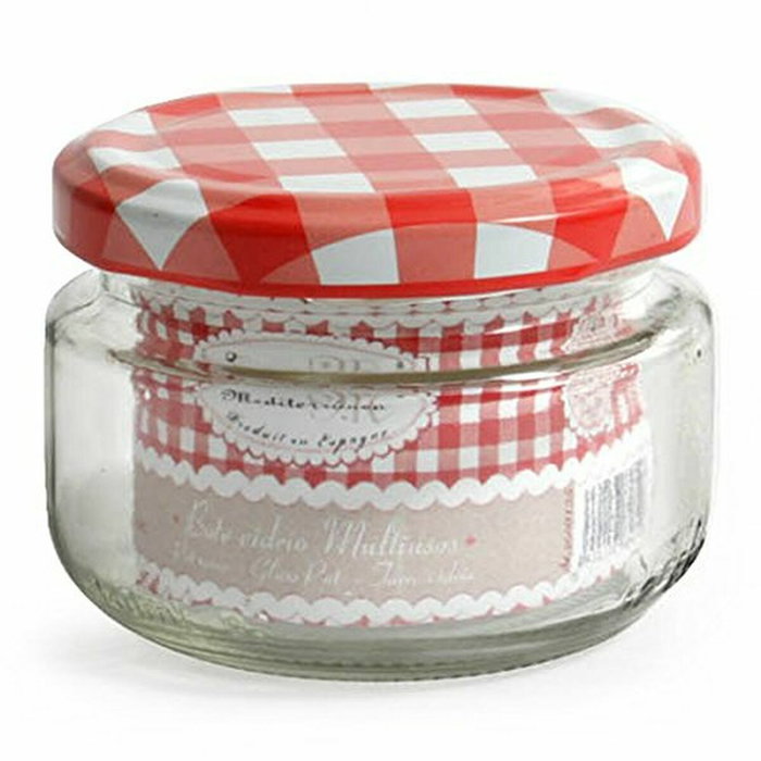 Mediterraneo Bote de Vidrio 140cc con Tapa ø7x5.5cm