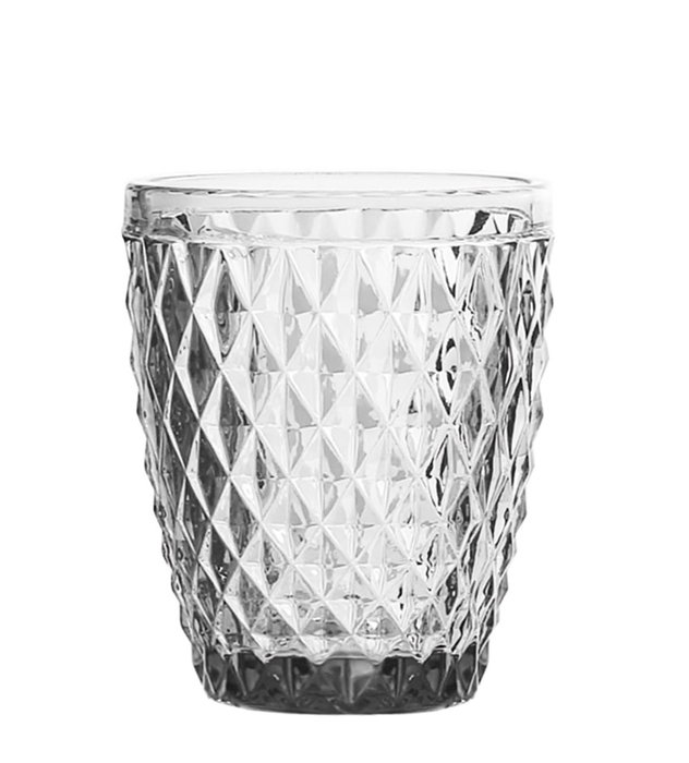 La Mediterranea Vaso Sidari 270 cc Transparente 8x8x10.2 cm (48 Unidades)