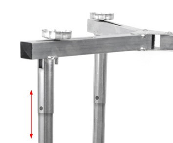 Algon Bbq Trípode 2 En 1 Regulable para Paelleros con Dimensiones 33 cm Ancho, 10.6 cm Alto, 71.5 cm Largo (4 Unidades)