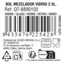 Quttin Pack de 6 Boles Mezcladores de Vidrio Ø21 cm - 2.5 L