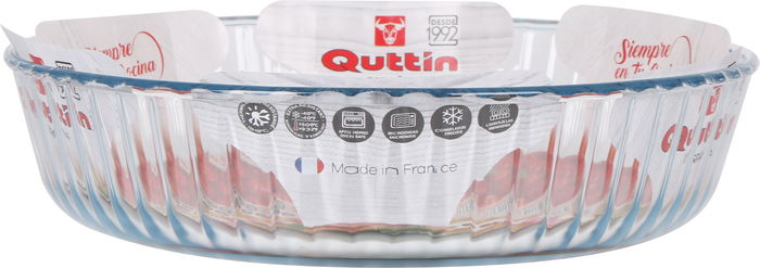 Quttin Molde Tarta Vidrio Ø26 cm - 2.2L (6 Unidades)