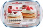 Quttin Pack de 6 Fuentes Rectangulares de Vidrio 950 cc, 23x15 cm