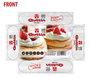 Quttin Pack de 6 Fuentes Rectangulares de Vidrio 950 cc, 23x15 cm