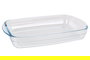 Quttin Fuente de Vidrio Rectangular 39x24 cm para Horno con Capacidad 4.2L (6 Unidades)