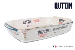 Quttin Pack de 6 Fuentes de Vidrio Rectangulares 4.2L