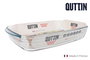Quttin Fuente de Vidrio Rectangular 39x24 cm para Horno con Capacidad 4.2L (6 Unidades)