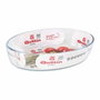 Quttin Fuente de Vidrio Oval 35x24cm 3.4L