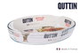 Quttin Fuente Vidrio Oval 35 cm x 24 cm 3.4L (6 Unidades)