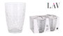 LAV - Juego de 4 Vasos Artemi B, 415 cc / 9x9x12 cm, Conjunto Best Offer (12 Cajas)