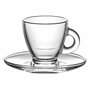 LAV Set de 6 Tazas con Plato para Espresso Roma 95cc