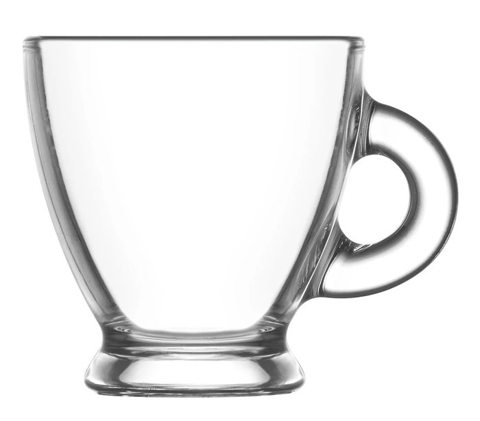 Lav Set 6 Tazas con Asa 95 cc Espresso | Material Cerámica | Colección Taza Lav | Medidas 8x6.5x6.5 cm (12 Cajas)