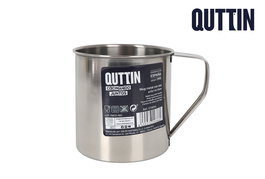 Privilege Taza con Asa de Metal 10 cm, Capacidad 1/4 de Litro (Qt), 10.2 cm de Alto, 14 cm de Ancho, 9.9 cm de Diámetro (36 Unidades)