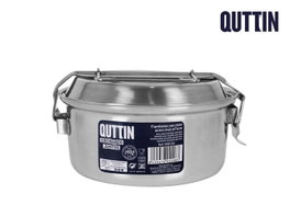 Quttin Fiambrera con Plato de Acero Inoxidable ø16cm