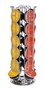 Quttin Soporte Rotatorio para 24 Cápsulas de Café 12.4 cm x 33.8 cm x 12.5 cm (6 Unidades)