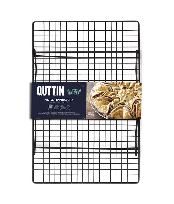 Quttin Rejilla Enfriadora Apilable 38x25x8.5 cm (12 Unidades)