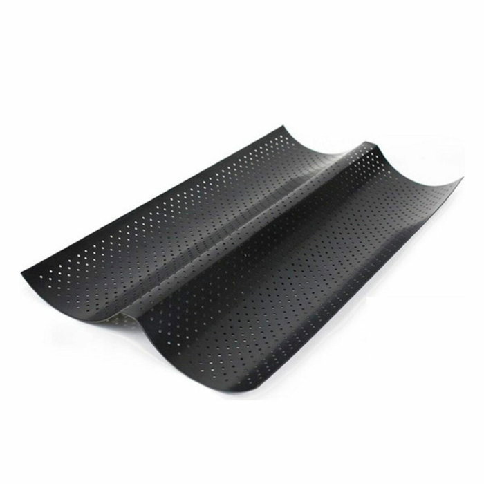 Quttin Molde Baguette Doble 37.8x16.5x2cm Quttin Molde Baguette Doble 37.8x16.5x2cm