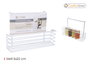 Confortime Organizador de puerta de cocina Colección White 34 x 12 x 22 cm (12 Unidades)