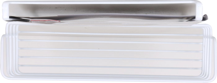 Confortime Organizador de puerta de cocina Colección White 34 x 12 x 22 cm (12 Unidades)