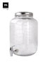 La Mediterranea Tarro Dispensador C/Grifo 4L Vidrio 15 x 26 cm (6 Unidades)